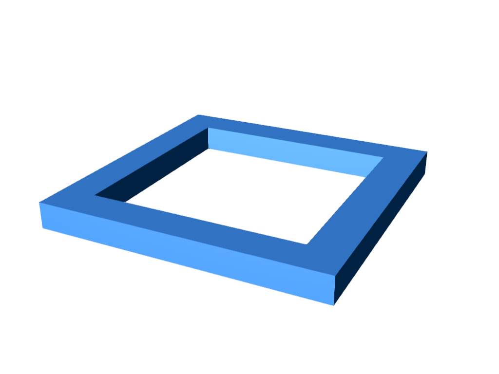 Test printing star plate