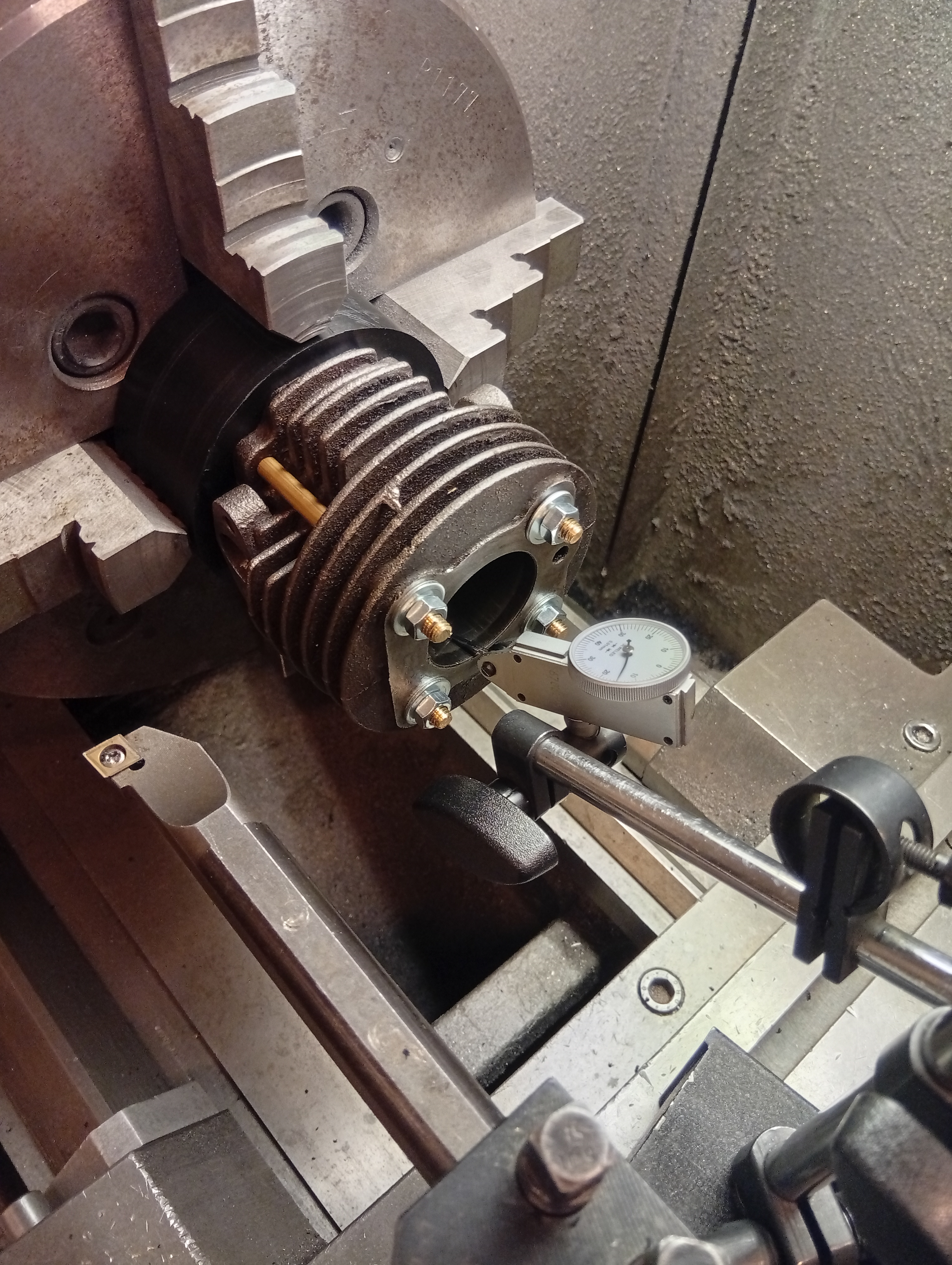 In the lathe