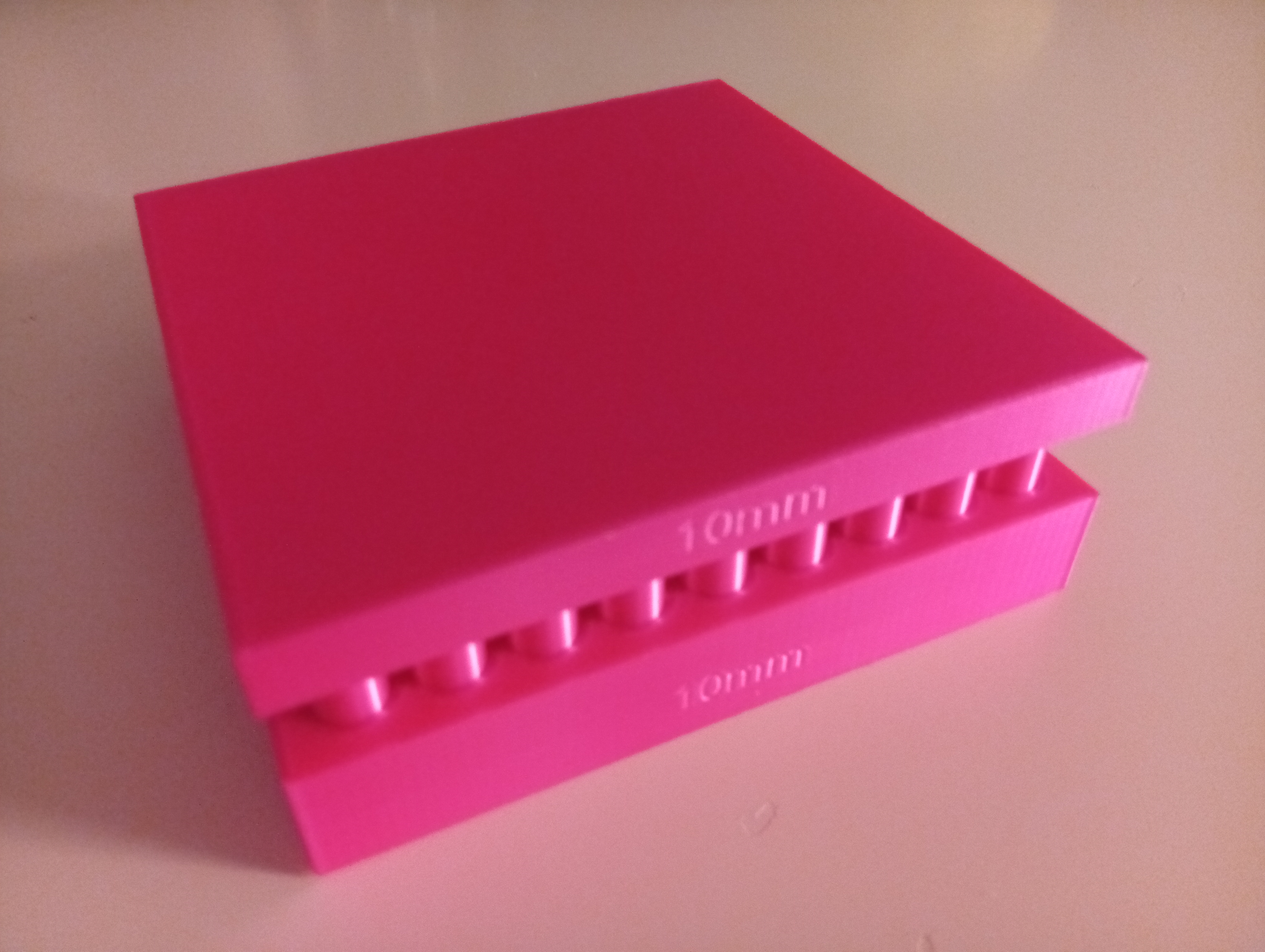 Test printing star plate